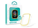   Apple Watch szilikon védőtok - Devia Luminous Series Shockproof Case For iWatch - 44 mm - arany