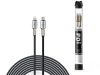 Devia USB Type-C - Lightning adat- és töltőkábel 1 m-es vezetékkel - Devia Tube Mars Series PD Cable With Lightning - 5V/3A - fekete