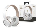   Devia Wireless Bluetooth sztereó fejhallgató beépített mikrofonnal - Devia Kintone Series Wireless Headphones V2 - fehér