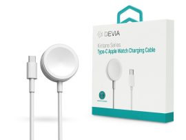 Devia mágneses töltőkábel Apple Watch órához + USB Type-C kábel - Devia Smart Series Type-C Apple Watch Charging Cable - fehér