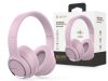 Devia Wireless Bluetooth sztereó fejhallgató beépített mikrofonnal - Devia Kintone Series Wireless Headphones V2 - rózsaszín Devia Wireless Bluetooth sztereó fejhallgató beépített mikrofonnal - Devia Kintone Series Wireless Headphones V2 - rózsaszín