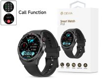 Devia Pro1 Smart Watch okosóra AMOLED kijelzővel - fekete