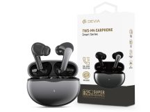   Devia TWS Bluetooth sztereó headset v5.2 + töltőtok - Devia TWS-M4 Earphone TrueWireless Earphones with Charging Case - szürke