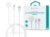 Devia mágneses töltőkábel Apple Watch órához + USB-A - Lightning kábel - Devia Smart Series 2in1 Charging Cable for Apple Watch - fehér Devia mágneses töltőkábel Apple Watch órához + USB-A - Lightning kábel - Devia Smart Series 2in1 Charging Cable for Apple Watch - fehér
