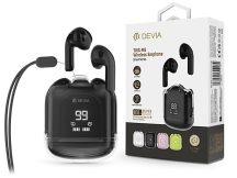   Devia TWS Bluetooth sztereó headset v5.3 + töltőtok - Devia TWS-M6 Wireless     Earphone with Charging Case - fekete