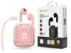 Devia TWS Bluetooth sztereó headset v5.3 + töltőtok - Devia TWS-M6 Wireless Earphone with Charging Case - rózsaszín Devia TWS Bluetooth sztereó headset v5.3 + töltőtok - Devia TWS-M6 Wireless Earphone with Charging Case - rózsaszín