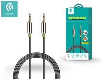   3,5 - 3,5 mm jack audio kábel 1 m-es vezetékkel - Devia iPure Audio Cable -     fekete