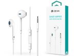   Devia sztereó felvevős fülhallgató - 3,5 mm jack - Devia Smart Earpods - fehér