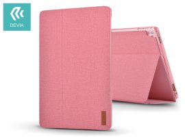 Apple iPad Pro 10.5/iPad Air (2019) tablet tok (Smart Case) on/off funkcióval - Devia Flax Flip - rózsaszín