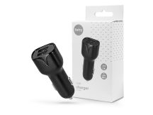   Setty 2xUSB szivargyújtó töltő adapter - 12W - Setty Car USB Charger with 2 USB Ports - fekete