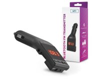   Setty Bluetooth FM-transmitter / szivargyújtó töltő - USB + microSD kártyaolvasó+ MP3/WMA - Setty Bluetooth FM Transmitter - fekete