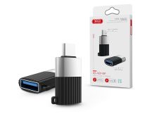   XO USB - Type-C OTG adapter - XO NB149F USB to Type-C Adapter - 2.4A -          fekete/ezüst