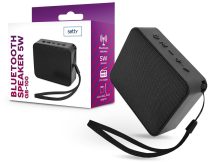   Setty vezeték nélküli bluetooth hangszóró + beépített FM-rádió + AUX +          kártyaolvasó + mikrofon - Setty GB-100 / 99285 Bluetooth Speaker 5W - fekete