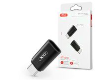   XO micro USB - Type-C adapter - XO NB131 Micro to Type-C Adapter - 2.1A - fekete