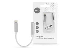   Setty lightning adapter 3,5 mm jack füllhallgatóhoz - Setty Lightning - Audio   Jack 3,5 mm Adapter -  ezüst