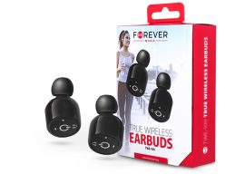 Forever Bluetooth sztereó TWS headset v4.2 - Forever TWE-100 Bluetooth True     Wireless Earbuds - fekete