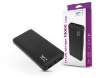   Setty hordozható külső akkumulátor / power bank - 10.000 mAh - Setty Traveler   Battery - 2xUSB - fekete