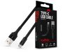 Maxlife USB - USB Type-C adat- és töltőkábel 1 m-es szövet vezetékkel - Maxlife MXUC-01 USB Type-C Cable - 5V/2A - fekete