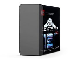 Apple iPhone 13/13 Pro/14 üveg képernyővédő fólia - Privacy Glass Full Glue - 1 db/csomag