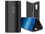   Smart Clear View oldalra nyíló flipes tok - Samsung SM-S911 Galaxy S23 - fekete