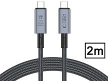   Tech-Protect USB Type-C - USB Type-C adat- és töltőkábel - Tech-Protect         Ultraboost USB 4.0 / 8K / 40 Gbps / PD240 Cable - 240W - szürke