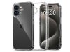 Tech-Protect FlexAir Hybrid szilikon tok - Apple iPhone 16 - átlátszó Tech-Protect FlexAir Hybrid szilikon tok - Apple iPhone 16 - átlátszó