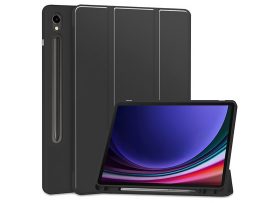 Samsung X710/X716B Galaxy Tab S9 11.0 tablet tok (Smart Case) on/off funkcióval,Pencil tartóval - Tech-Protect - fekete (ECO csomagolás)