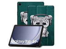   Samsung X210/X215/X216 Galaxy Tab A9+ 11.0 tablet tok (Smart Case) on/off       funkcióval - Tech-Protect - sad cat (ECO csomagolás)