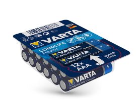 VARTA Longlife Power Alkaline AAA ceruza elem - 12 db/csomag