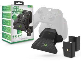 Venom VS2881 Xbox Series S/X&One fekete dupla töltőállomás + 2 db akkumulátor