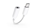   Xiaomi gyári Type-C - 3,5 mm jack adapter - fehér - (ECO csomagolás)