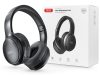 XO Wireless Bluetooth sztereó fejhallgató beépített mikrofonnal - XO BE41Wireless Headphones ANC Noise Reduction - fekete XO Wireless Bluetooth sztereó fejhallgató beépített mikrofonnal - XO BE41Wireless Headphones ANC Noise Reduction - fekete