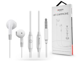 YESIDO sztereó felvevős fülhallgató - 3,5 mm jack - YESIDO YH30 Hifi Earphone - fehér