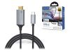 HOCO Type-C + HDMI kábel 1,8 m-es vezetékkel - HOCO UA13 Type-C to HDMI Adapter Full HD/4K - szürke/fekete HOCO Type-C + HDMI kábel 1,8 m-es vezetékkel - HOCO UA13 Type-C to HDMI Adapter Full HD/4K - szürke/fekete