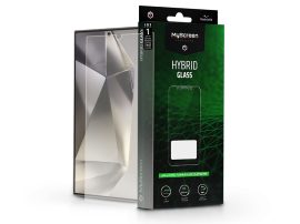 Samsung SM-S928 Galaxy S24 Ultra rugalmas üveg képernyővédő fólia - MyScreen    Protector Hybrid Glass Green - átlátszó