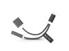 Lightning + USB adapter 3,5 mm jack füllhallgatóhoz - 2in1 - fekete Lightning + USB adapter 3,5 mm jack füllhallgatóhoz - 2in1 - fekete