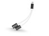 Lightning - lightning audio + töltő adapter - 2in1 - fekete/fehér Lightning - lightning audio + töltő adapter - 2in1 - fekete/fehér