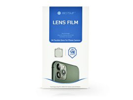 Apple iPhone 11 Pro lencsevédő rugalmas edzett üveg - Bestsuit 9H Flexible Glassfor Phone Camera - átlátszó