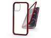 Apple iPhone 12 Pro Max mágneses, 2 részes hátlap előlapi üveggel - Magneto 360 - piros Apple iPhone 12 Pro Max mágneses, 2 részes hátlap előlapi üveggel - Magneto 360 - piros