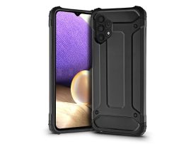 Samsung A326B Galaxy A32 5G ütésálló hátlap - Armor - fekete