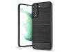 Samsung S906B Galaxy S22+ 5G szilikon hátlap - Carbon - fekete
