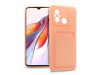 Xiaomi Redmi 12C szilikon hátlap kártyatartóval - Card Case - rózsaszín Xiaomi Redmi 12C szilikon hátlap kártyatartóval - Card Case - rózsaszín