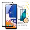 Samsung Galaxy A14 4G A14 5G karcálló edzett üveg TELJES KÉPERNYŐS FEKETE Tempered Glass kijelzőfólia kijelzővédő fólia kijelző védőfólia edzett