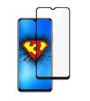 Xiaomi Redmi 9T / Poco M3 edzett üveg fekete hajlított TELJES KÉPERNYŐS FULL SCREEN HAJLÍTOTT tempered glass kijelzőfólia kijelzővédő védőfólia karcálló kijelzős