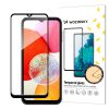 Samsung Galaxy A15 4G/5G karcálló edzett üveg hajlított fekete keretes Tempered Glass kijelzőfólia kijelzővédő fólia kijelző védőfólia edzett SM-A155/SM-A156