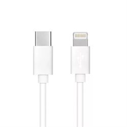 USB Type-C - iPhone Lightning kábel fehér 1 méter