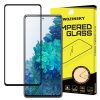 Samsung Galaxy A72 (5G / 4G) karcálló edzett üveg TELJES KÉPERNYŐS FEKETE Tempered Glass kijelzőfólia kijelzővédő fólia kijelző védőfólia eddzett