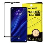   Huawei P30 edzett üveg FEKETE TELJES KÉPERNYŐS FULL SCREEN HAJLÍTOTT tempered glass kijelzőfólia kijelzővédő védőfólia karcálló kijelzős