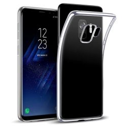 Samsung Galaxy S9 átlátszó szilikontok vékony fényes telefontok tok tartó SM-G960F