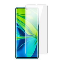   Xiaomi Mi Note 10 / Mi Note 10 Pro / CC9 Pro / Note 10 Lite karcálló edzett üveg HAJLÍTOTT TELJES KIJELZŐS Tempered Glass kijelzőfólia kijelzővédő fólia kijelző védőfólia eddzett UV kötésű